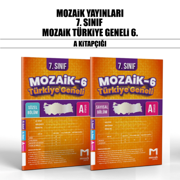 MOZAİK 07.SINIF TÜRKİYE GENELİ SAY/SÖZ 6-A -25-26